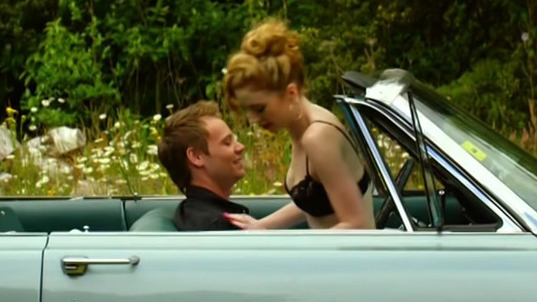 Hottest Hannah Marshall Scene in Westside. Sexy, Underwear, SFW, black lacey bra. 795476