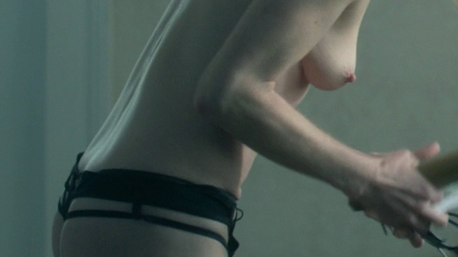 Amy Hargreaves Naked as Ellen. Breasts, Thong, bedroom, black thong. 798057