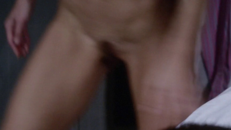 Raphaële Godin Naked as Luisa. Bush, in motion, landing strip bush. 797841