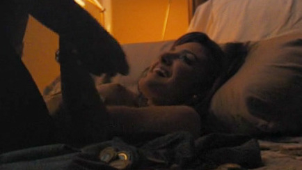Christine Evangelista Nude in Bleed for This. Breasts, laying on bed, left breast. 806926