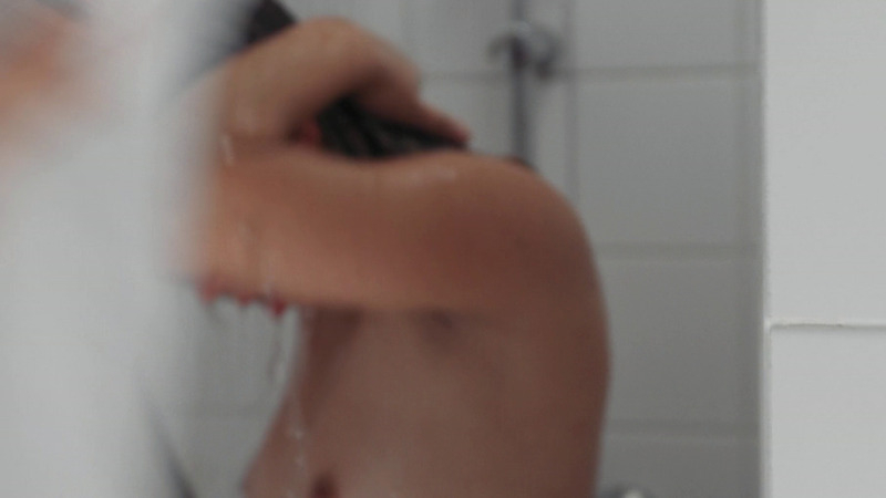 Camille Peeters from The Break Naked. Breasts, blurry breasts, shower. 804539