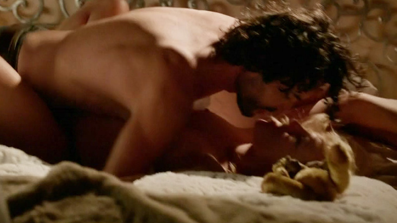 Heléne Yorke Naked in Graves. Breasts, couple in bed, nude. 801091