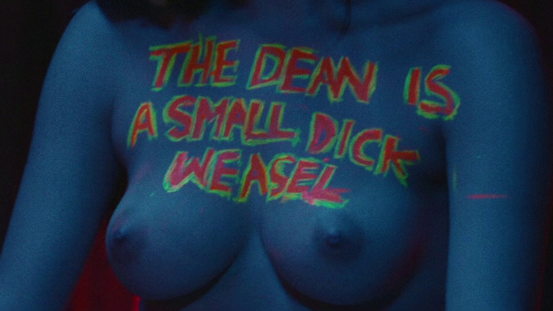 Jordan Kearns Naked in Total Frat Movie. Breasts, black light, brunette. 799027