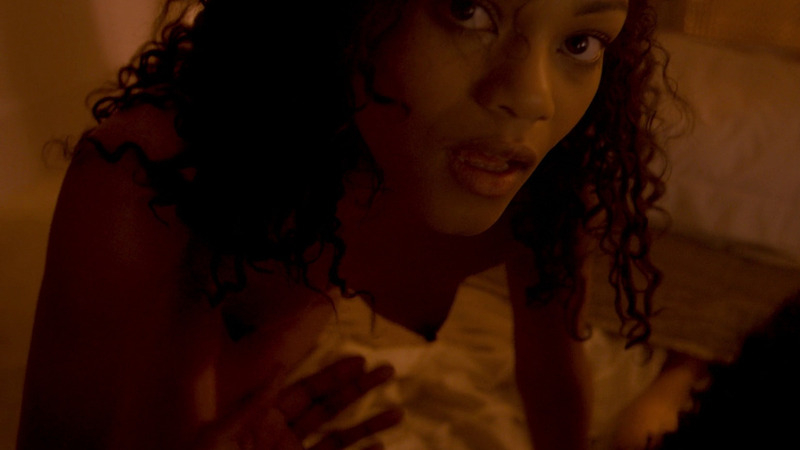 Loreece Harrison Naked in Black Mirror. Breasts, POV, bedroom. 800563