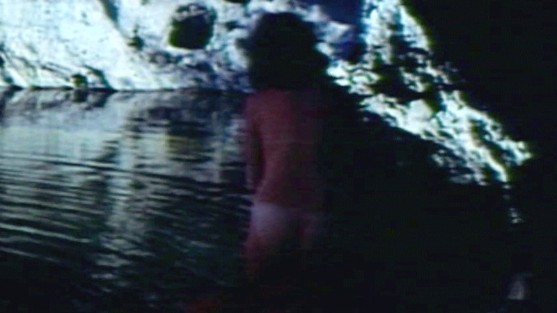 Karen Fredrik Naked in Hi-Riders. Butt, outdoors, skinny dip. 800941