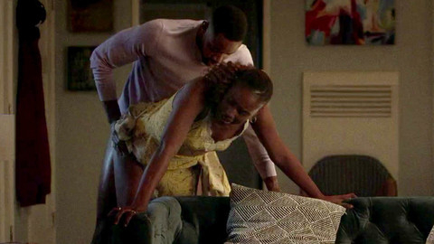 Insecure's Sexiest Scenes with Issa Rae. Sexy, cleavage, couch. 911226