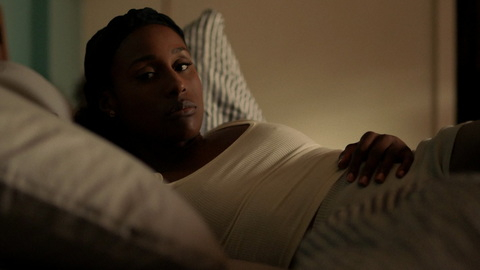 Insecure's Sexiest Scenes with Issa Rae. Sexy, hard nipples, in bed. 960330