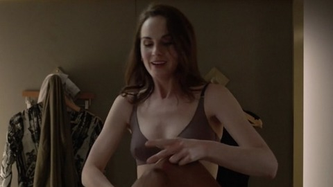 Good Behavior's Sexiest Scenes with Michelle Dockery. Underwear, Sexy, SFW, brown bra. 804138