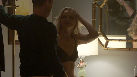 Hottest Kara Killmer Scene in Chicago Fire. Underwear, SFW, black bra. 944486
