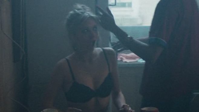 Sexiest Scenes of Raquel from Barry. Underwear, black bra, blonde. 803927