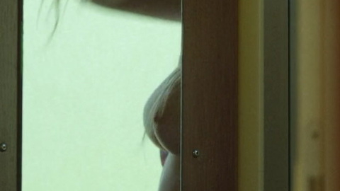 Coralie from Mercenary Naked. Breasts, nude, through door way. 939809