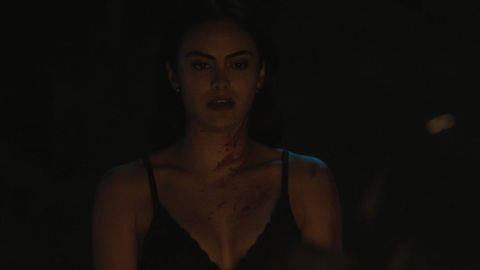 Hottest Veronica Lodge Scenes. Underwear, black bra, black panties. 901101