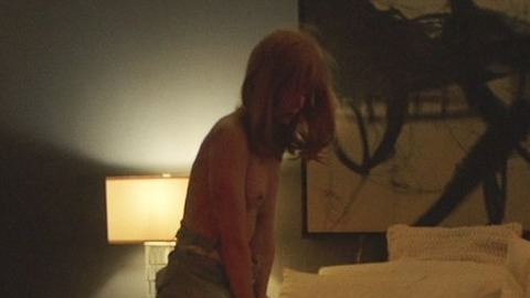 Nicole Kidman Naked as Celeste Wright. Breasts, bent over, blue lingerie. 818079