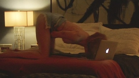 Nicole Kidman Nude as Celeste Wright. Breasts, bent over, blue lingerie. 818078
