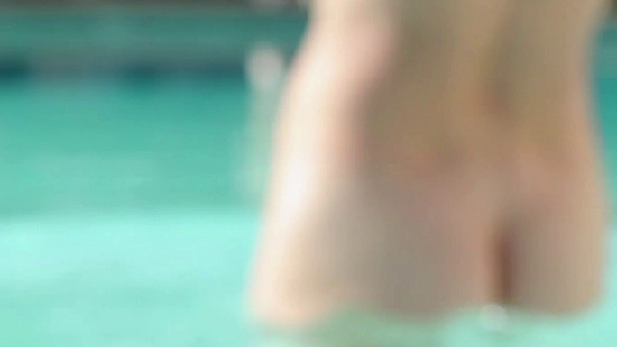 Breeda Wool Nude in Erasing  Eden. Butt, getting into pool, nude. 807868