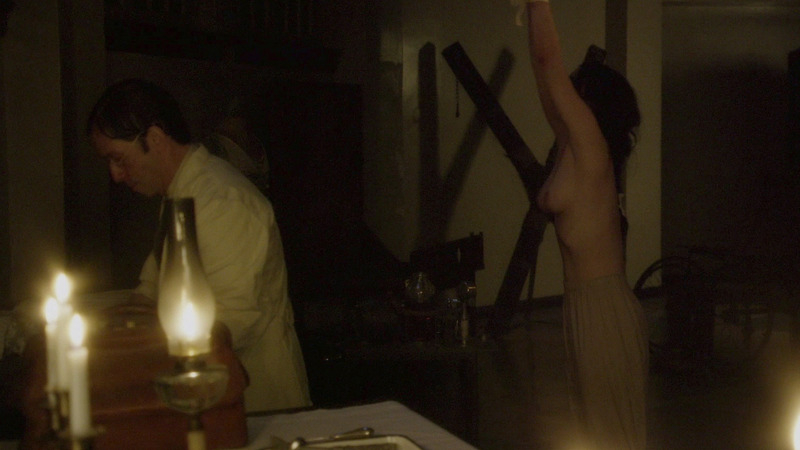 Zoe Sidel Naked in The Institute. Breasts, BDSM, candles. 808171