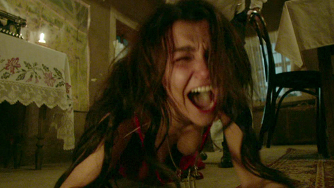 Bitter Harvest's Sexiest Scenes with Samantha Barks. Sexy, brunette, cleavage. 877098