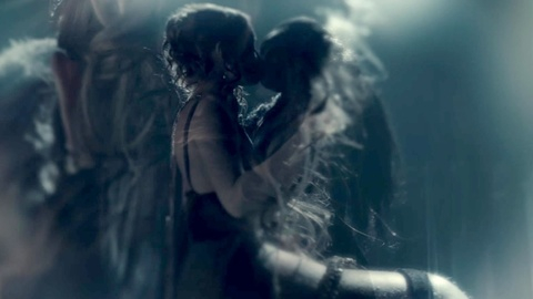 Sexiest Scenes of Bilquis from American Gods. Lesbian, Sexy, blue light, dark. 938477