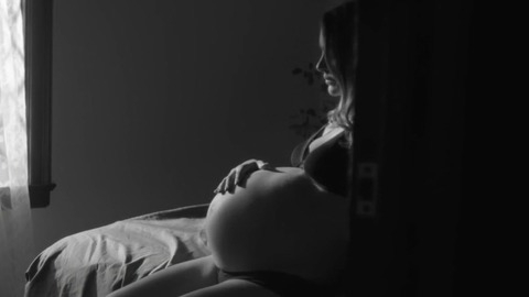 Natalie Portman in My Willing Heart (2017) Underwear Bedroom Black And White 809113