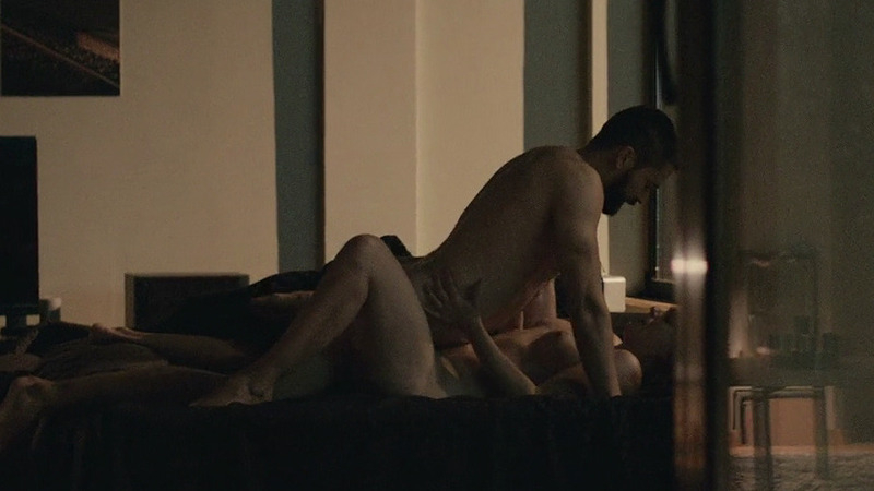 Nudes of Lena Jaakkola from Bordertown. Breasts, couple in bed, man on top of woman. 809796