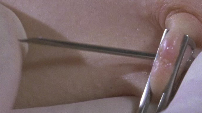 Sandee Brockwell Nude in Tromeo and Juliet. Breasts, close up, needle. 811198