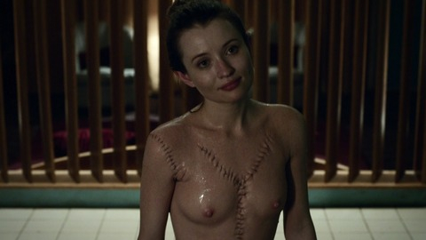 Emily Browning in American Gods (2017-2021) Breasts Prosthetic Bathroom Bathtub 822467