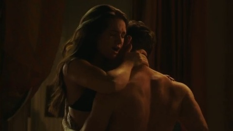 Sexiest Scenes of Jane Sloan from The Bold Type. Underwear, black bra, facing each other. 835991