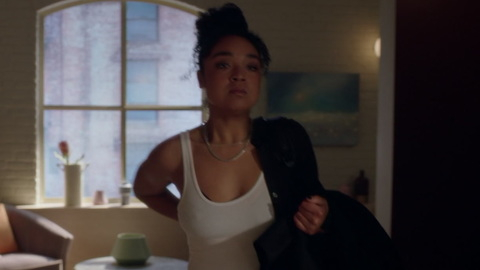 Hottest Aisha Dee Scene in The Bold Type. Sexy, cleavage, hair up. 947072