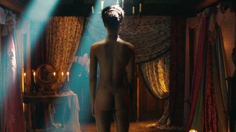 Jasmin Savoy Brown Naked as Emilia Bassano. Butt, brunette, nude. 816849