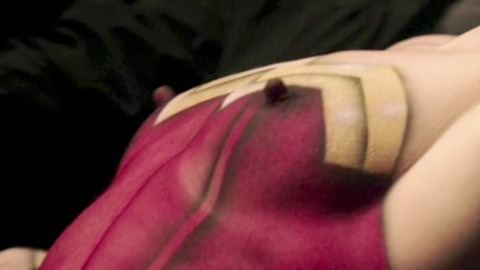 Nudes of Victoria from Suburban Cowboy. Breasts, body paint, dark room. 817560