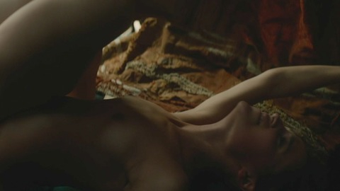 Alicia Vikander Nude as Sophia Sandvoort. Breasts, brunette, in bed. 823634