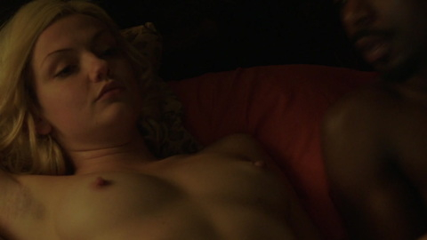 Emily Meade Naked in The Deuce. Breasts, blonde, couple in water. 840103