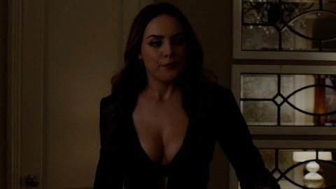 Hottest Elizabeth Gillies Scene in Dynasty. Sexy, SFW, black bra. 841838