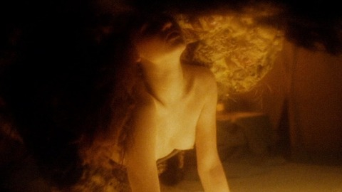 Aurelija Anuzhite Naked in Spider. Breasts, bed, bright light. 821737