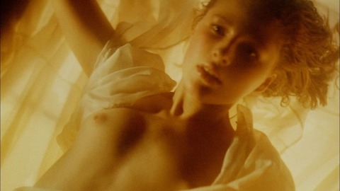 Vita from Spider Naked. Breasts, bright light, in bed. 821735