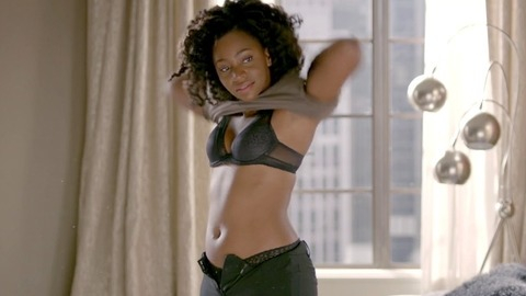 Empire's Sexiest Scenes with Teyonah Parris. Sexy, Underwear, SFW, black bra. 822654