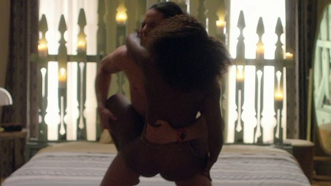 DeWanda Wise Nude in She's Gotta Have It. Butt, curly hair, man holding woman. 823378