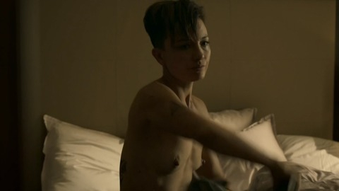 Alin Sumarwata Naked as Lance Corporal Gracie Novin. Breasts, brunette, hard nipples. 826809