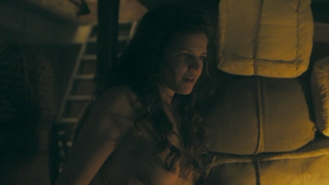 Imogen from Frontier Naked. Breasts, curly hair, dark room. 998513