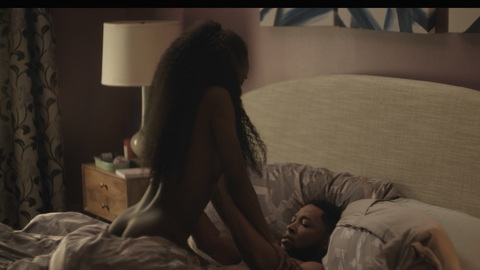 Birgundi Baker in The Chi (2018-2025) Butt Sexy Butt In Bed 992471