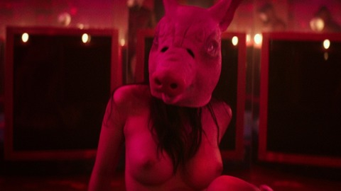 Nudes of Sex Show Woman from All I See Is You. Breasts, nude, pig mask. 827262