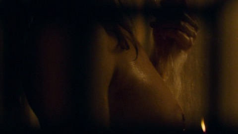 Bella Dayne Nude in Troy: Fall of a City. Breasts, brunette, curly hair. 830152