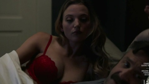 Maron's Sexiest Scenes with Amanda Booth. Underwear, cleavage, in bed. 830550