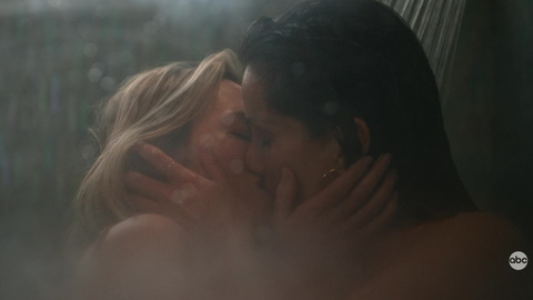 Hottest Danielle Savre Scene in Station 19. Lesbian, bathroom, kissing. 987518