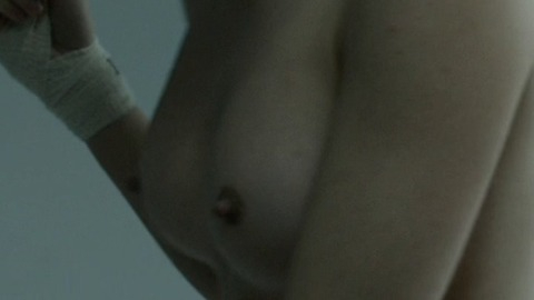 Nudes of Macarena Ferreiro from Locked Up. Breasts, blonde, hard nipples. 833082