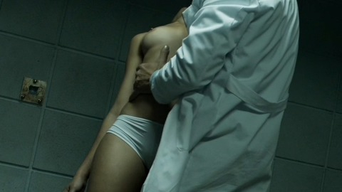 Alba Flores Naked in Locked Up. Breasts, Underwear, bathroom, doctor. 833929