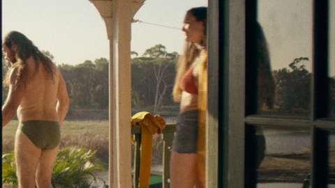 Sexiest Camilla Wolfson Scene in Action Point. Bikini, sexy, short shorts. 837415