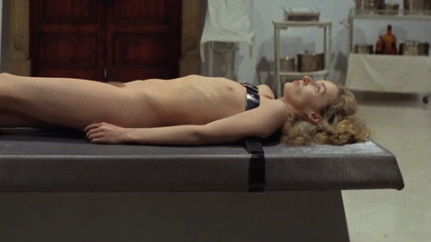 Lisa Gerrard Naked in Moon Child. Breasts, Bush, bare feet, blonde. 833389