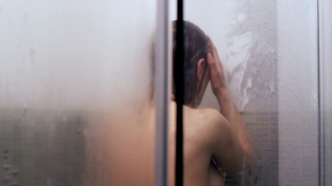 Hottest Katia Winter Scene in Negative. Sexy, SFW, behind shower glass. 833612