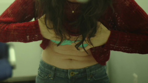 Hottest K.K. Glick Scene in Clara's Ghost. Underwear, SFW, blue bra. 849788